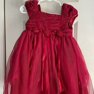 18M girl red dress